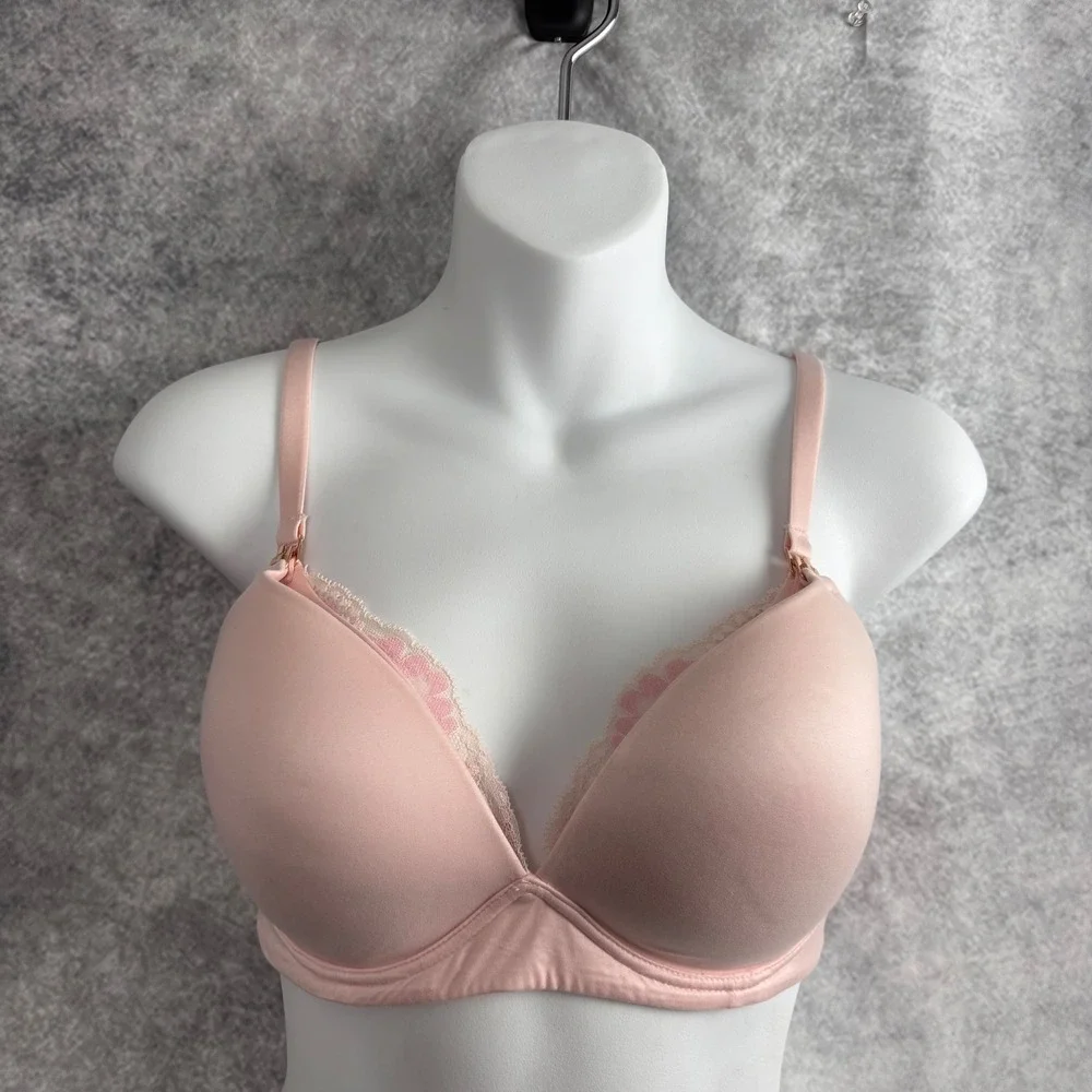Victoria's Secret Body by Victoria Wireless Nursing Bra in Purest Pink Size 32DD